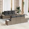 VidaXL - Garten-sofa poly-rattan, One Size, Grau