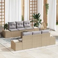 VidaXL - Garten-sofa poly-rattan, One Size, Beige