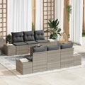 VidaXL - Garten-sofa poly-rattan, One Size, Grau