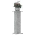 vidaXL Pflanzenständer 2 Stk. Betongrau 30x30x80 cm Holzwerkstoff