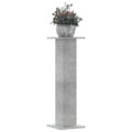 vidaXL Pflanzenständer 2 Stk. Betongrau 30x30x95 cm Holzwerkstoff