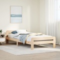 vidaXL Massivholzbett ohne Matratze 100x200 cm Kiefernholz