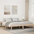 vidaXL Massivholzbett Extra Lang ohne Matratze 200x210 cm Kiefernholz