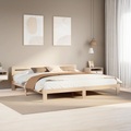 vidaXL, vidaXL Massivholzbett ohne Matratze 200x200 cm Kiefer