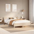 vidaXL Massivholzbett ohne Matratze 160x200 cm Kiefernholz