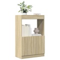 vidaXL, vidaXL Highboard Sonoma-Eiche 63x33x100 cm Holzwerkstoff