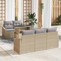 VidaXL - Garten-sofa-set poly-rattan, One Size, Braun