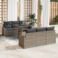 VidaXL - Garten-sofa-set poly-rattan, One Size, Grau