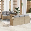 VidaXL - Garten-sofa-set poly-rattan, One Size, Schwarz