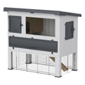 ferplast, Ferplast Kaninchenstall Grand Lodge 120 Kunststoff Grau 57085360