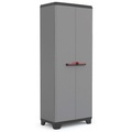Keter Mehrzweckschrank Stilo Grau und Schwarz 173 cm