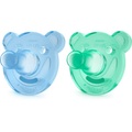 PHILIPS AVENT Soothie Nuggi 0-3M blau/grün (2 Stk.)
