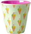 rice Melamin-Becher ICE CREAM MEDIUM in türkis
