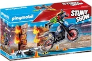PLAYMOBIL 70553 Stuntshow Motorrad mit Feuerwand