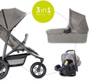 hauck Rapid 3R Trioset Charcoal - grau