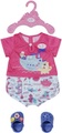 BABY born Bathroom: Shorty Pyjama mit Clogs