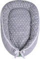 LULANDO Babynest multifunktional Sternchen grau/ grau