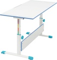 POLINI, POLINI Kids Kinderschreibtisch Simple M1 weiß-blau