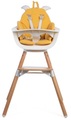 Childhome, Childhome Hochstuhl Kissen Giraffe Samt für Hochstuhl Evolu 1 und 2