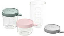 BEABA 3er Set Portionsbehälter aus Glas