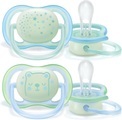 Avent Philips, Avent Philips Schnuller ultra air Night 0-6M Boy Sternen/Katze (1 Stück)