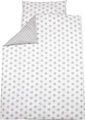 ALVI Bettwäsche 100x135 cm Stars silber
