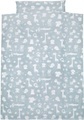 ALVI Bettwäsche 100x135 cm Zootiere puderblau