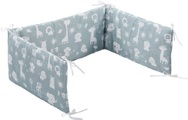 Alvi Nestchen Standard 180 cm, Zootiere puderblau