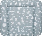 Alvi Wickelauflage Molly Folie Zootiere puderblau 75 x 85 cm
