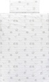 Alvi ® Bettwäsche 100 x 135 cm, Stachelfreunde - weiß