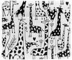 Rotho Babydesign Wickelauflage Happy Family weiß 72 x 85 cm