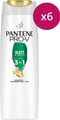 Pantene - Shampoo Pro V Smooth & Silky - 6 x 250 ml