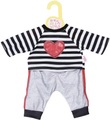 Dolly Moda Sport-Outfit gestreift