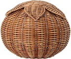 Bloomingville Aufbewahrungskorb mit Deckel Hea