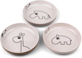 Done by Deer Yummy Mini Teller 3er Pack Deer Friends