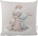 Mr. Little Fox Kissen Hugging Bunnies