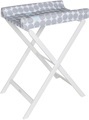 Geuther Wickeltisch »Trixi natur, graue Punkte«, bis 11 kg, mit Wickelauflage - platzsparend zusammenklappbar, Made in Germany, 50 cm