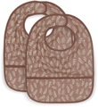 jollein Lätzchen wasserdicht Meadow chestnut 2er Pack