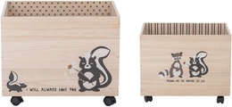 Bloomingville 2er Set Aubewahrungsboxen Nonni
