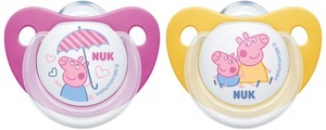 NUK Peppa Pig Trendline Silikon-Nuggi