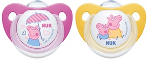 NUK Peppa Pig Trendline Silikon-Nuggi