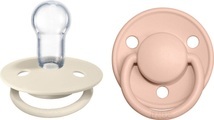 BIBS Schnuller De Lux Ivory / Blush 0-36 Monate, 2 Stk.