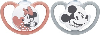 NUK Disney Minnie Mouse Space Silikon-Nuggi