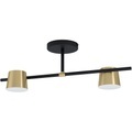 XXXLutz Led-strahler , 39983* Altamira , Schwarz, weiss, Messingfarben , Metall, Kunststoff , 21x23.5 cm , matt , 003348219501