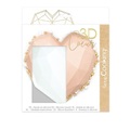 3D Silikonform Diamant Herz D17.5cm