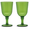 2er Set Gläser aus Acryl 460ml, grün