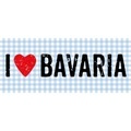 Matteo Vinyl Teppich 50x120 cm I LOVE BAVARIA