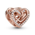 Pandora Sparkling Entwined Hearts Charm Damen