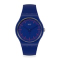 swatch Analoguhr Herren Blau 41mm