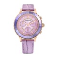 Chronograph Uhr Damen Roségoldfarben 37mm